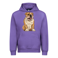 Tulip english bulldog Urban Hoodie - RanaPortraitStore