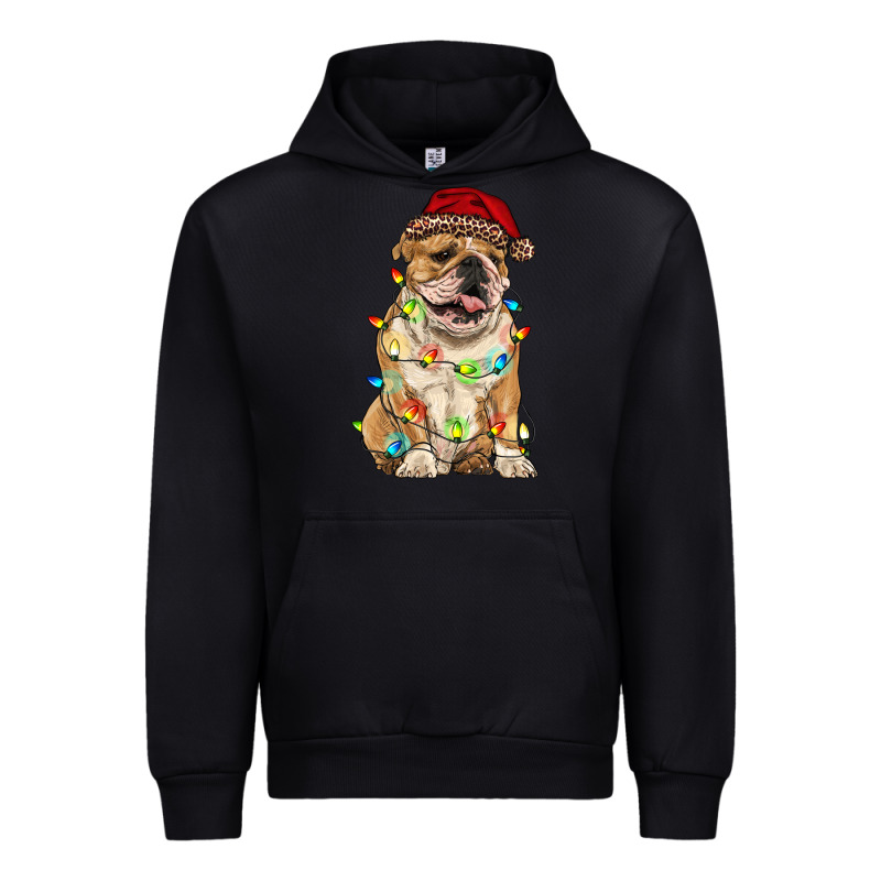 Christmas Bulldog Urban Hoodie by RanaPortraitStore | Teevron
