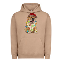 Pigment Burro christmas bulldog Urban Hoodie - RanaPortraitStore