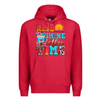 Cardinal rise and shine coffee time Premium Hoodie - Zillion Design Studio