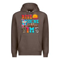 Coffee rise and shine coffee time Premium Hoodie - Zillion Design Studio