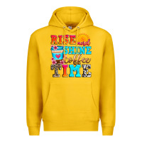 Lemon rise and shine coffee time Premium Hoodie - Zillion Design Studio