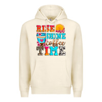 Tofu rise and shine coffee time Premium Hoodie - Zillion Design Studio