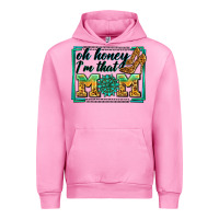 Fuchsia Pink oh honey i'm that mom Urban Hoodie - Zillion Design Studio