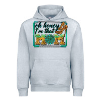 Heather Grey oh honey i'm that mom Urban Hoodie - Zillion Design Studio