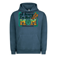 Pigment Midnight Navy oh honey i'm that mom Urban Hoodie - Zillion Design Studio