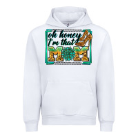 White oh honey i'm that mom Urban Hoodie - Zillion Design Studio