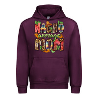 Mauve Wine nacho average mom Urban Hoodie - Zillion Design Studio