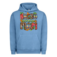 Pigment Pebble Blue nacho average mom Urban Hoodie - Zillion Design Studio