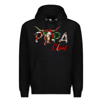 Black papa claus Premium Hoodie - RanaPortraitStore