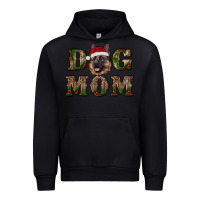 Black chriistmas dog mom with german shepherd Urban Hoodie - RanaPortraitStore