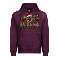 Mauve Wine chriistmas dog mom with german shepherd Urban Hoodie - RanaPortraitStore