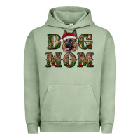 Pigment Oil Green chriistmas dog mom with german shepherd Urban Hoodie - RanaPortraitStore
