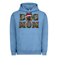 Pigment Pebble Blue chriistmas dog mom with german shepherd Urban Hoodie - RanaPortraitStore