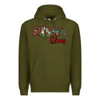 Army Green mama claus Premium Hoodie - RanaPortraitStore