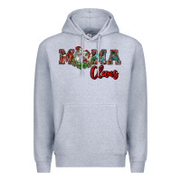Heather Grey mama claus Premium Hoodie - RanaPortraitStore