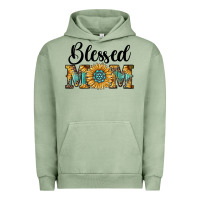 Pigment Oil Green blessed mom Urban Hoodie - RanaPortraitStore
