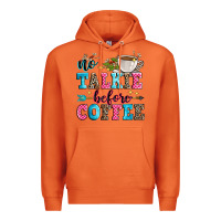 Carrot no talkie before coffee Premium Hoodie - Zillion Design Studio
