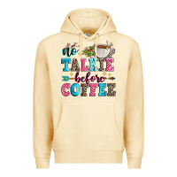Pina Colada no talkie before coffee Premium Hoodie - Zillion Design Studio