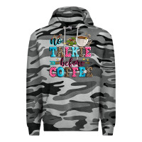Slate Camo no talkie before coffee Premium Hoodie - Zillion Design Studio