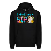 Black i don't give a sip Premium Hoodie - Zillion Design Studio