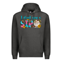 Charcoal Heather i don't give a sip Premium Hoodie - Zillion Design Studio