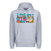 Heather Grey i don't give a sip Premium Hoodie - Zillion Design Studio