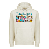 Oatmeal Heather i don't give a sip Premium Hoodie - Zillion Design Studio