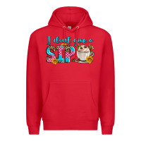 Red i don't give a sip Premium Hoodie - Zillion Design Studio