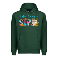 Sports Green i don't give a sip Premium Hoodie - Zillion Design Studio
