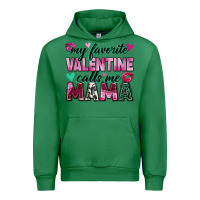 Emerald my favorite valentine calls me mama Urban Hoodie - Zillion Design Studio