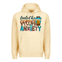 Pina Colada fueled by coffee and anxiety Premium Hoodie - Zillion Design Studio