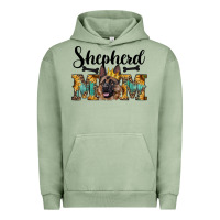 Pigment Oil Green shepherd mom western Urban Hoodie - RanaPortraitStore