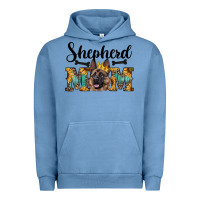 Pigment Pebble Blue shepherd mom western Urban Hoodie - RanaPortraitStore