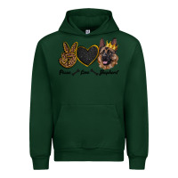 Foreset Green peace love shepherd Urban Hoodie - RanaPortraitStore