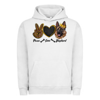 Pigment Lunar Rock peace love shepherd Urban Hoodie - RanaPortraitStore
