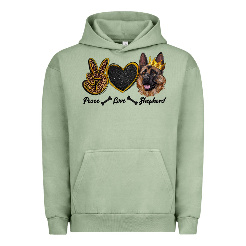 Peace Love Shepherd Urban Hoodie by RanaPortraitStore | Teevron