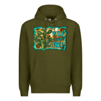 Army Green wild and free cactus Premium Hoodie - RanaPortraitStore