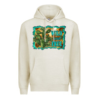 Oatmeal Heather wild and free cactus Premium Hoodie - RanaPortraitStore