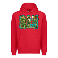 Red wild and free cactus Premium Hoodie - RanaPortraitStore