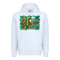 White wild and free cactus Premium Hoodie - RanaPortraitStore