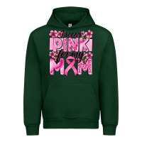 Forest Green i wear pink for my mom Urban Hoodie - Zillion Design Studio
