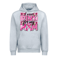 Heather Grey i wear pink for my mom Urban Hoodie - Zillion Design Studio