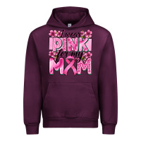 Mauve Wine i wear pink for my mom Urban Hoodie - Zillion Design Studio