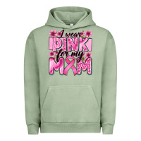Pigment Oil Green i wear pink for my mom Urban Hoodie - Zillion Design Studio