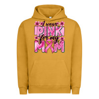 Pigment Peanut Butter i wear pink for my mom Urban Hoodie - Zillion Design Studio