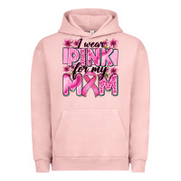 Pigment Salmon i wear pink for my mom Urban Hoodie - Zillion Design Studio