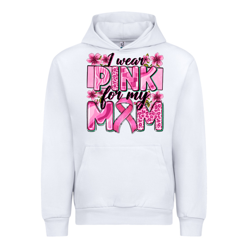 I Wear Pink For My Mom Urban Hoodie by Zillion Design Studio | Teevron