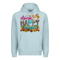 Blue Mist drink happy thoughts Premium Hoodie - Zillion Design Studio