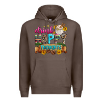 Coffee drink happy thoughts Premium Hoodie - Zillion Design Studio